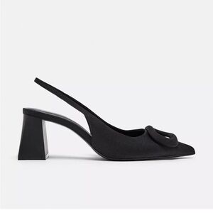Zara Embellished Heel Slingbacks